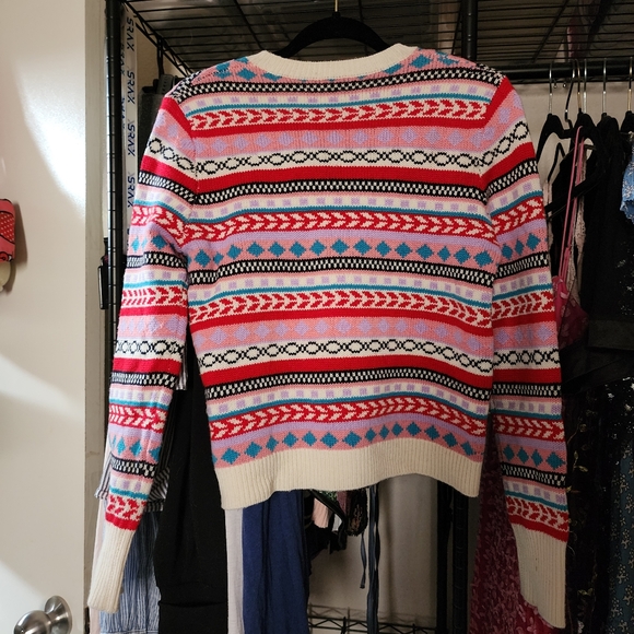 Chinti & Parker Wool Fair Isle Colorfull Sweater XS - Picture 5 of 9